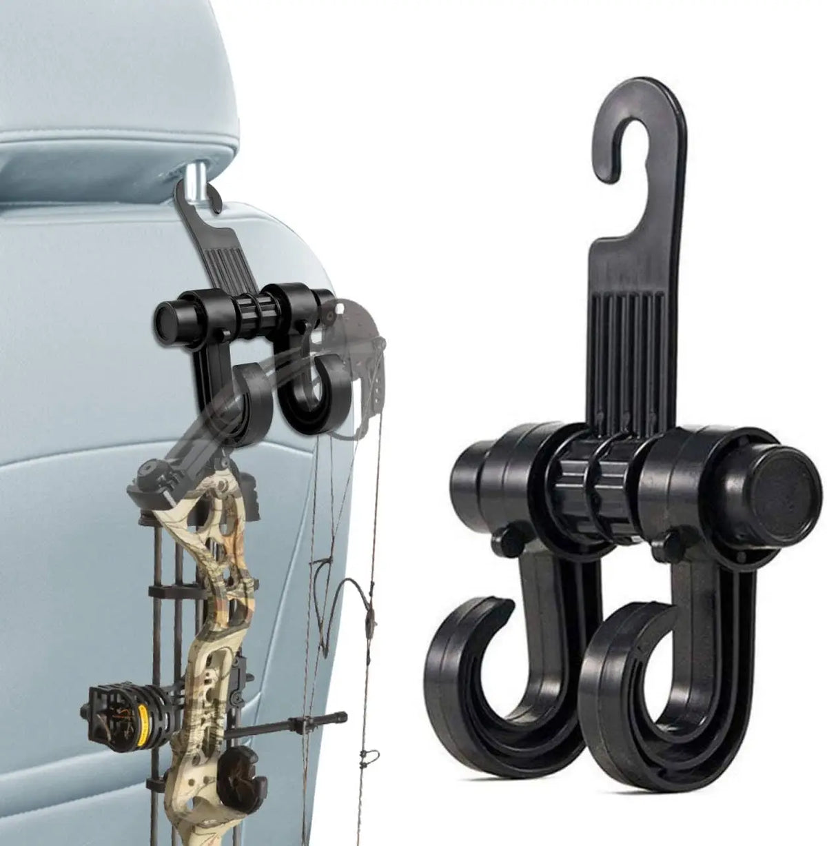 4-Pack Car Headrest Hooks