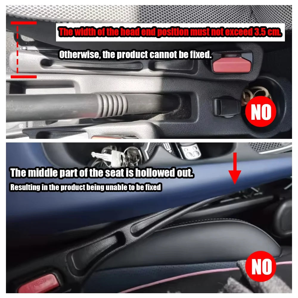 2-Pack Car Seat Gap Fillers – Keep Your Essentials Within Reach