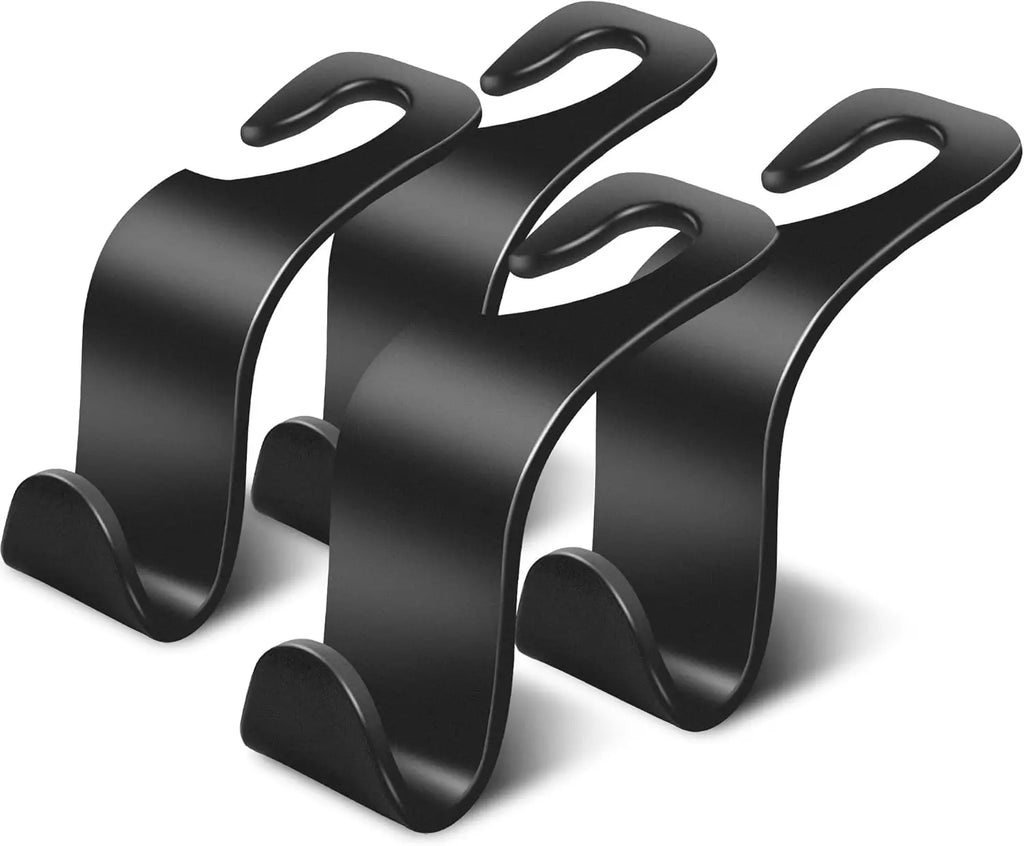 4-Pack Car Headrest Hooks