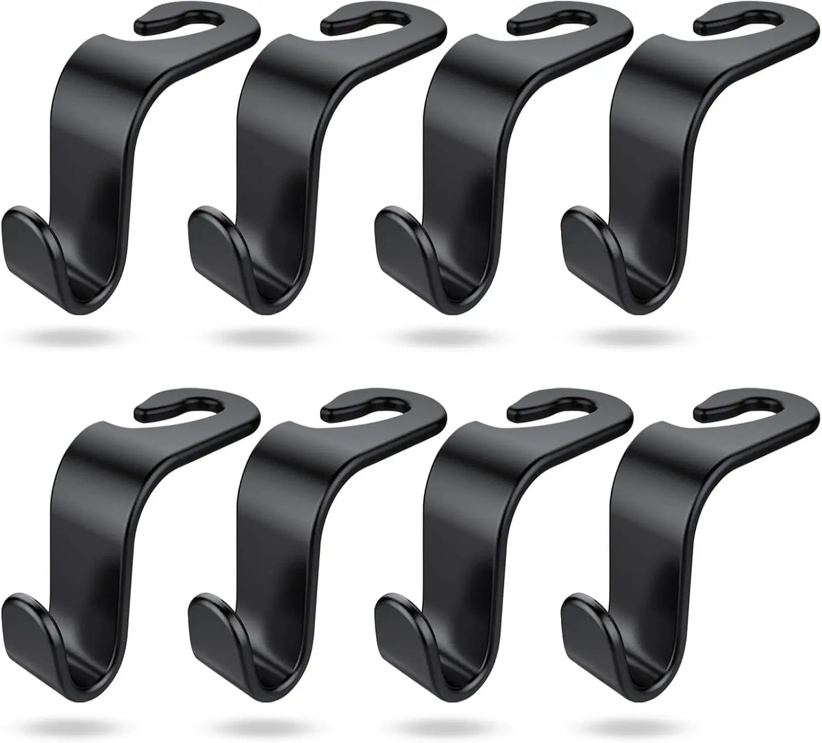 4-Pack Car Headrest Hooks