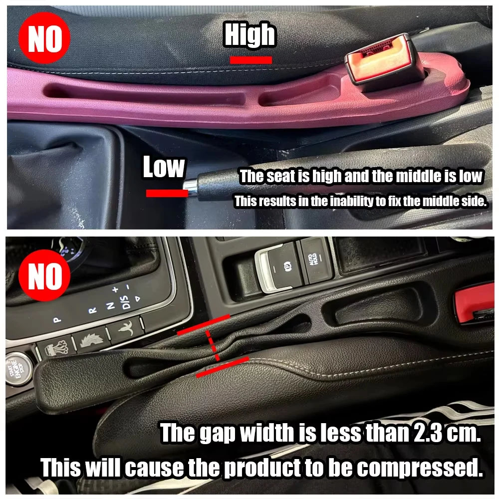 2-Pack Car Seat Gap Fillers – Keep Your Essentials Within Reach