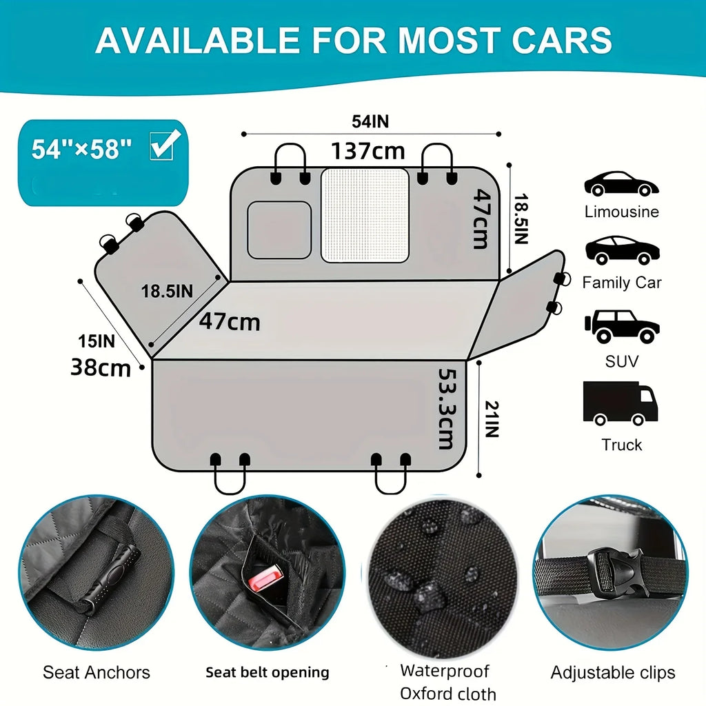 Waterproof Dog Car Seat Hammock | DriveNova