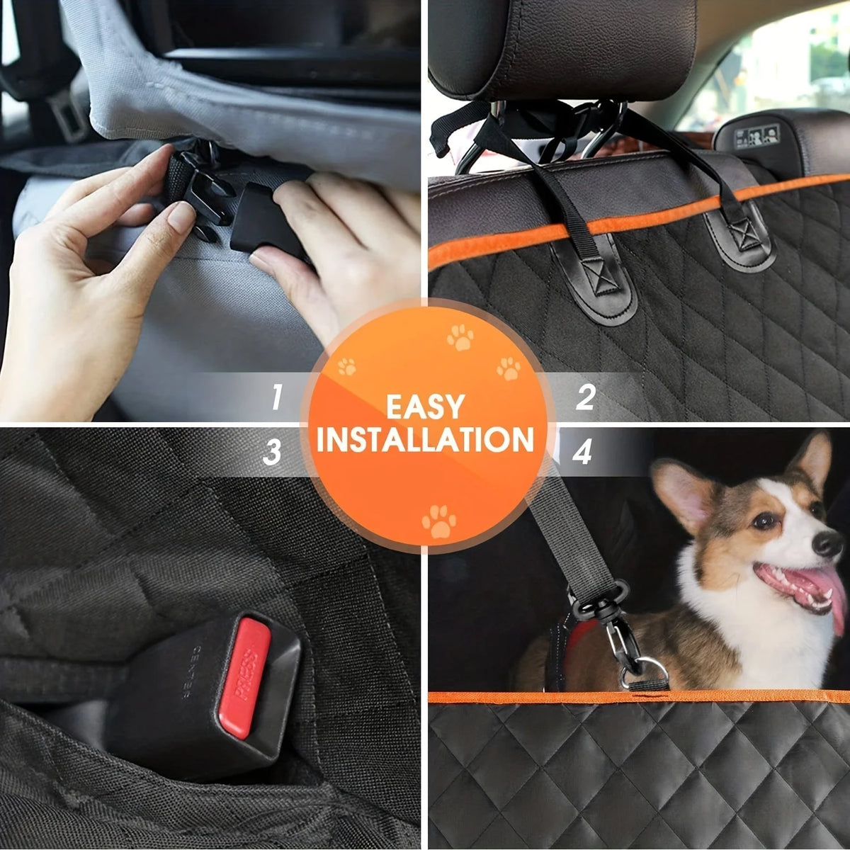 Waterproof Dog Car Seat Hammock | DriveNova